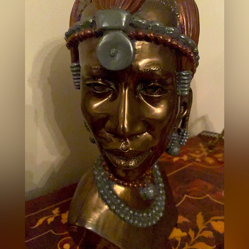 ILmoran. “MAASAI WARRIOR” limited edition 146 out of 300 Bronze Casting. Shona